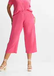 Kalhoty Culotte z bavlněného mušelínu, bonprix