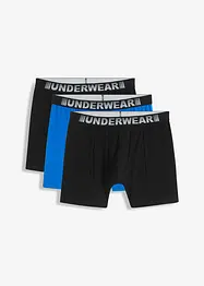 Přiléhavé boxerky, středně dlouhé (3 ks v balení), bonprix