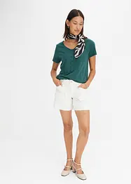 Tričko ze směsi bavlny s viskózou, bonprix