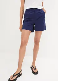 Šortky High Waist z kepru, bonprix