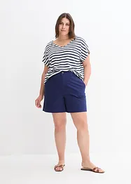 Šortky High Waist z kepru, bonprix