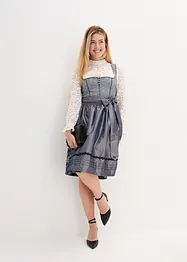 Kroj Dirndl s žakárem a zástěrou (2dílná souprava), bonprix