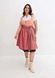 Kroj Dirndl se zipem, v délce midi (2dílná souprava), bonprix