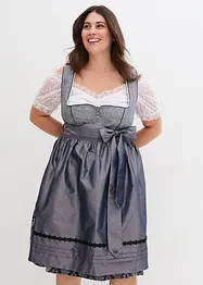 Kroj Dirndl s žakárem a zástěrou (2dílná souprava), bonprix