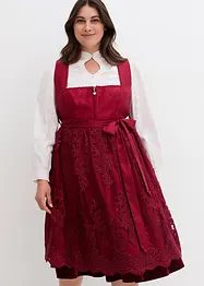 Kroj Dirndl s vyšívanou zástěrou (2dílná souprava), bonprix