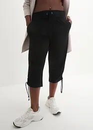 Capri kalhoty s řasením, ze směsi s viskózou, bonprix