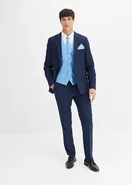 Svatební oblek Slim Fit s vestou a kravatou (5dílná souprava), bonprix