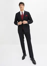 Svatební oblek Slim Fit s vestou a kravatou (5dílná souprava), bonprix