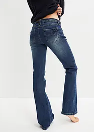 Strečové džíny do zvonu, Low Waist, bonprix