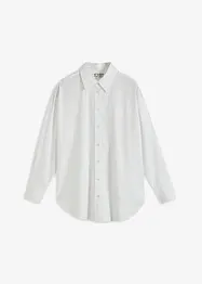 Oversized košile s knoflíkovou lištou, z čisté bavlny, bonprix