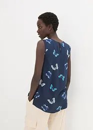 Halenkový top ze splývavé viskózy, bonprix