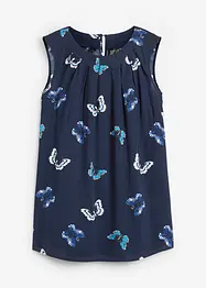 Halenkový top ze splývavé viskózy, bonprix