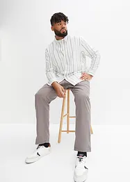 Keprové kalhoty z čisté bavlny Regular Fit, Straight, bonprix