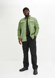 Košile s dlouhým rukávem a sepraným vzhledem, z čisté bavlny, bonprix