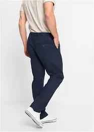 Kalhoty bez zapínání, Regular Fit s podílem lnu, Straight, bonprix