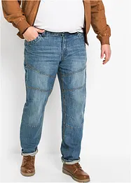 Džíny Regular Fit, Straight, z pevného denimu, bonprix