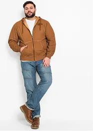 Džíny Regular Fit, Straight, z pevného denimu, bonprix
