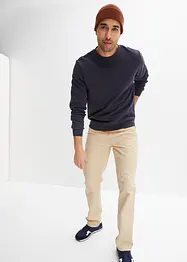 Kalhoty bez zapínání, Regular Fit Straight, z čisté bavlny, bonprix