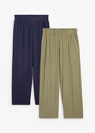 7/8 kalhoty, High Waist (2 ks v balení), bonprix