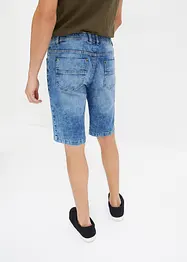 Lehké džínové bermudy bez zapínání Slim Fit, bonprix