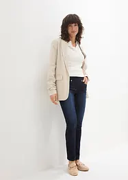 Straight džíny Mid Waist, Super Stretch, s pohodlným pasem, bonprix