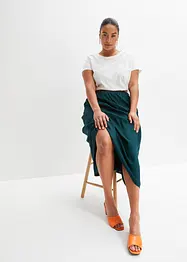 Maxi sukně s páskem (2dílná souprava), bonprix