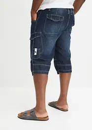 Lehké dlouhé džínové cargo bermudy, Relaxed Fit, bonprix