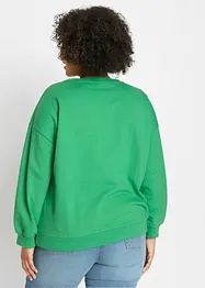 Oversize mikina z měkké bavlněné směsi, bonprix