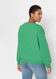 Oversize mikina z měkké bavlněné směsi, bonprix