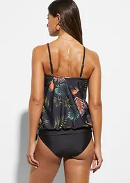 Bandeau tankiny s multifunkčními ramínky (2dílná souprava), bonprix