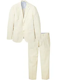Oblek ze vzdušné směsi se lnem (2dílný), Regular Fit, bonprix