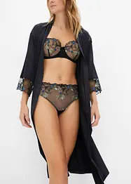 Saténové kimono s výšivkou, BODYFLIRT