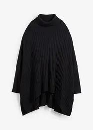 Oversize svetr ve stylu ponča, bonprix