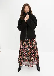 Bunda z medvídkového flísu, s podšívkou, bonprix