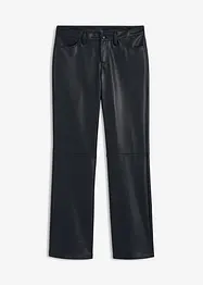 Kalhoty z umělé kůže Mid Waist, bonprix