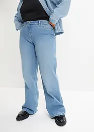 Strečové džíny Wide Leg, Mid Waist, bonprix