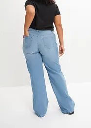 Strečové džíny Wide Leg, Mid Waist, bonprix