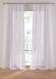 Záclona s recyklovaným polyesterem a výšivkou (1 ks), bpc living bonprix collection
