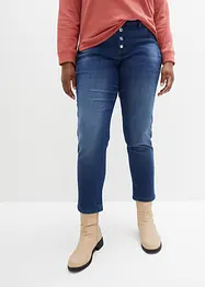 Termo džíny s hebkou vnitřní stranou, Boyfriend, Mid Waist, bonprix