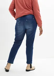 Termo džíny s hebkou vnitřní stranou, Boyfriend, Mid Waist, bonprix