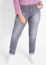 Komfortní strečové džíny, Mom střih, Mid Waist, bonprix
