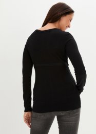 Těhotenský svetr ze 100% bavlny, se zavazovacím páskem, bpc bonprix collection