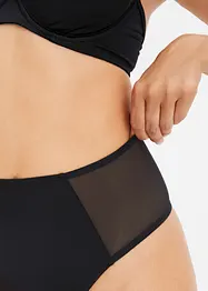Vysoká tanga se vsadkami ze síťoviny, bonprix