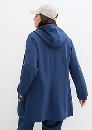 Dlouhá mikina s kapsami na zip, bonprix