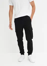 Cargo kalhoty bez zapínání Regular Fit, Straight, bonprix