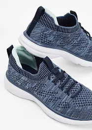 Pohodlné nazouvací tenisky z měkkého materiálu, bonprix