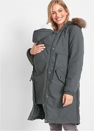 Těhotenská parka 3 v 1, se vsadkou na miminko, bonprix