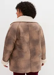 Shearling bunda s kapsami, bonprix