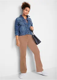 Strečové manšestrové kalhoty, Bootcut, bonprix