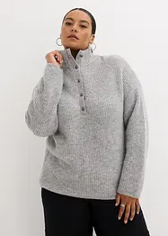 Oversize vlněný svetr s alpakou, bonprix